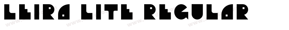 Leira Lite Regular字体转换